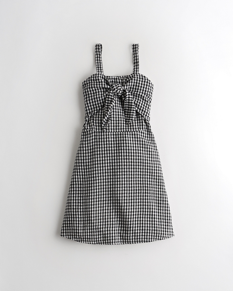 plaid dress hollister