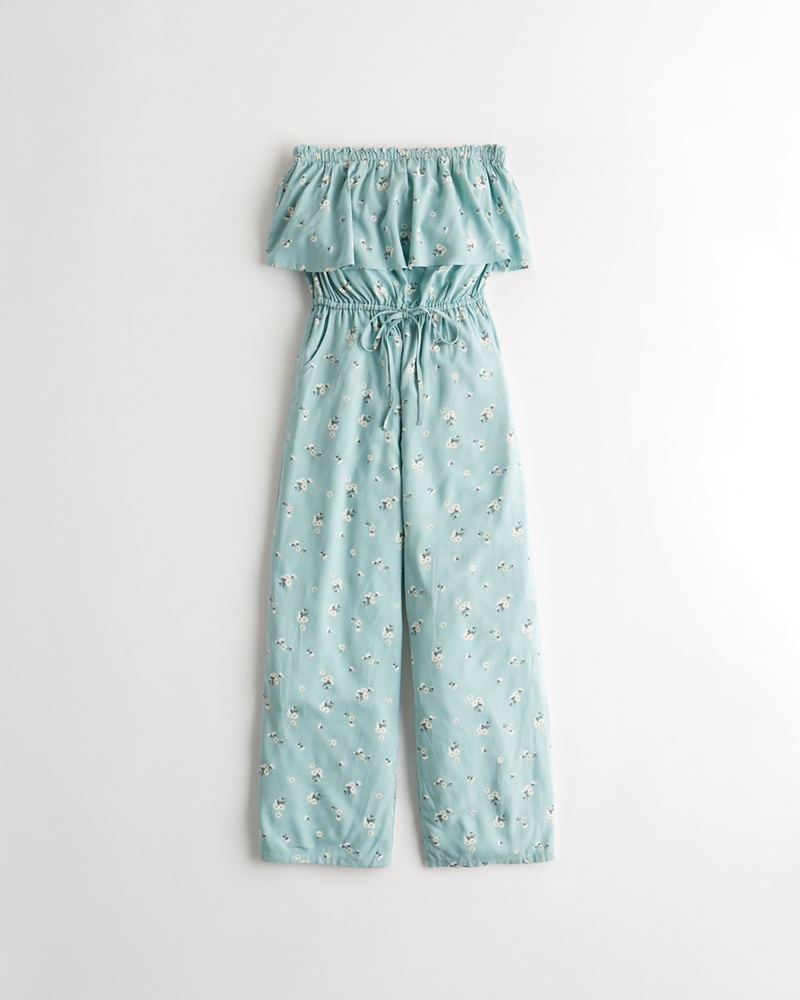 crop wide leg jumpsuit hollister