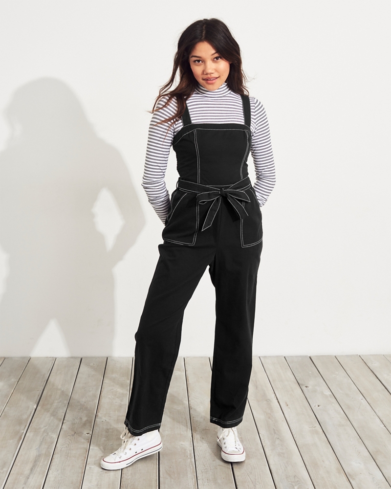 hollister utility jumpsuit