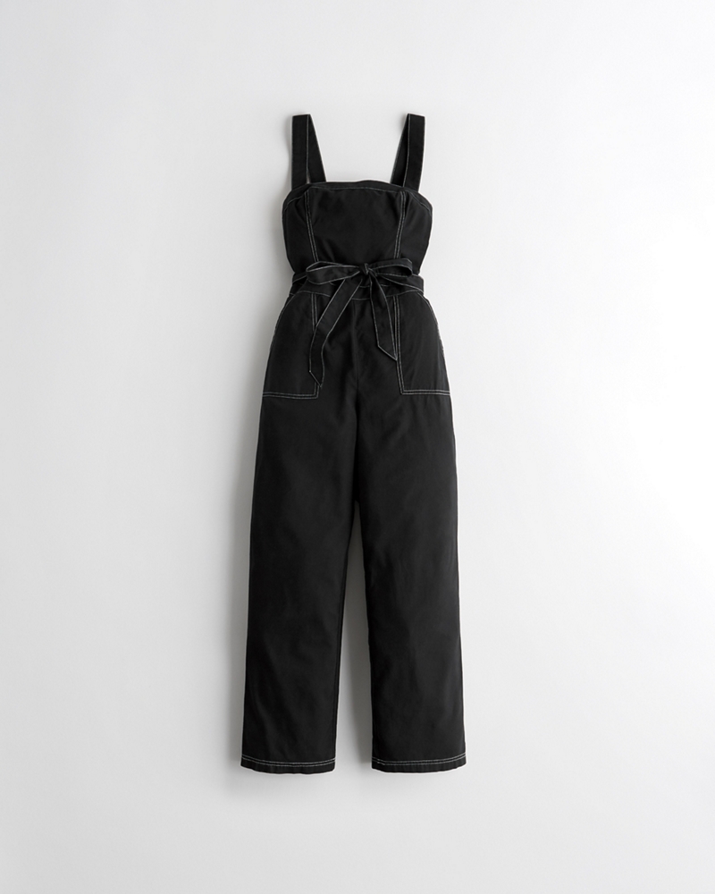 hollister utility jumpsuit