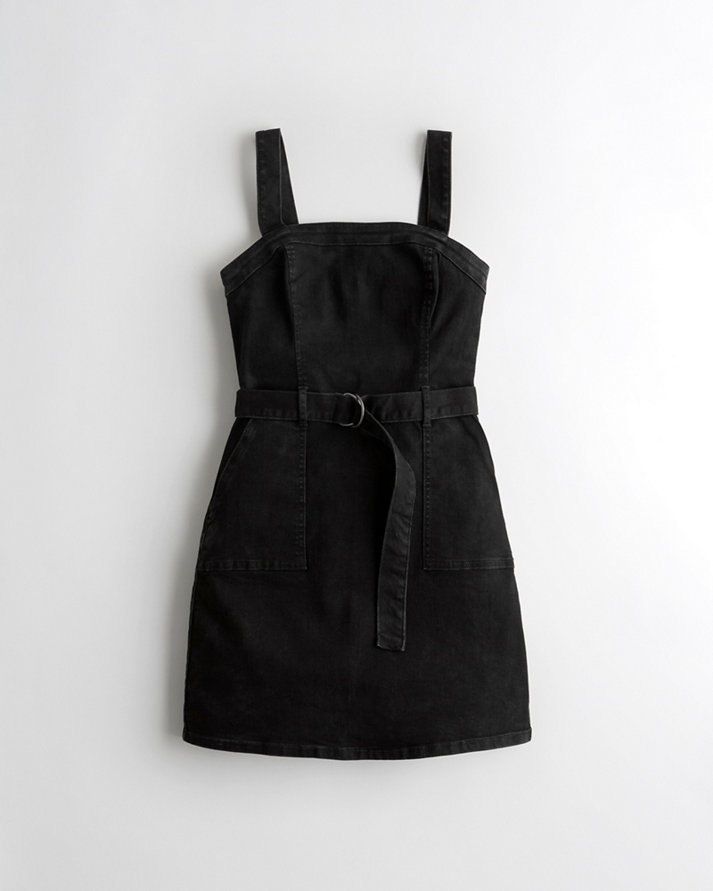 overall dress hollister