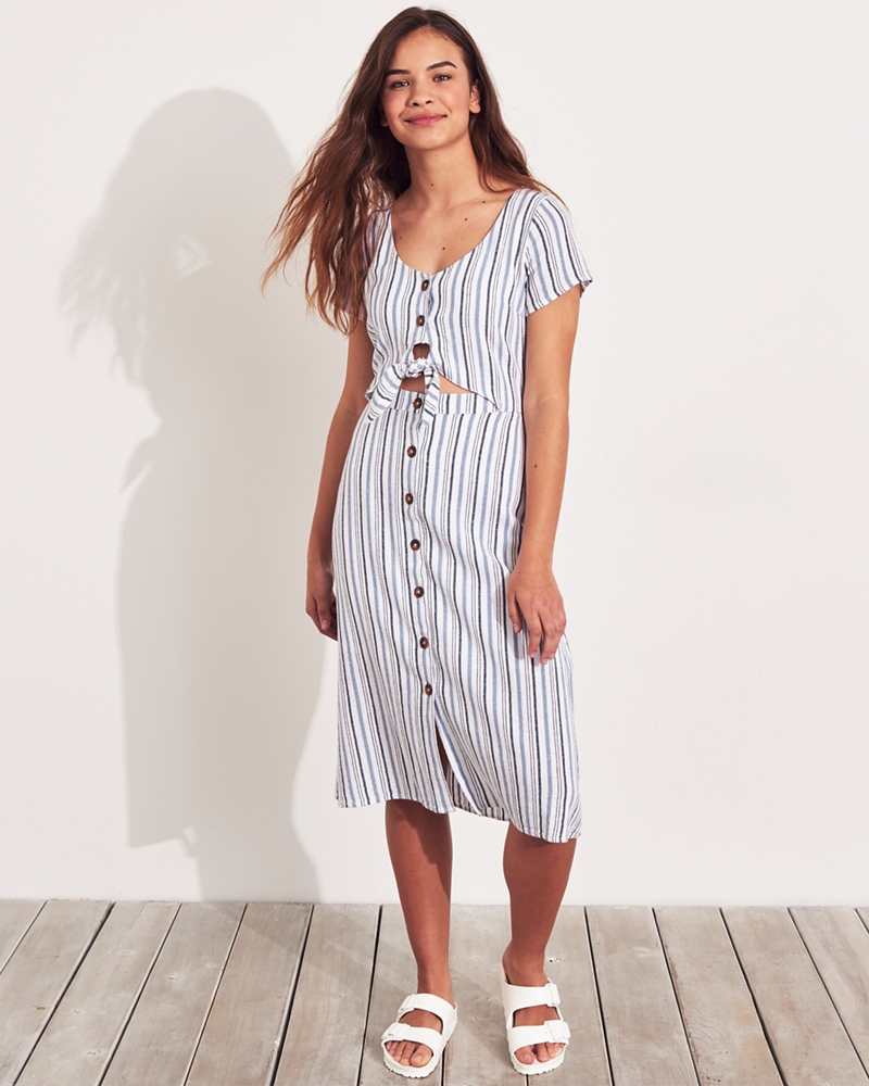hollister midi dress