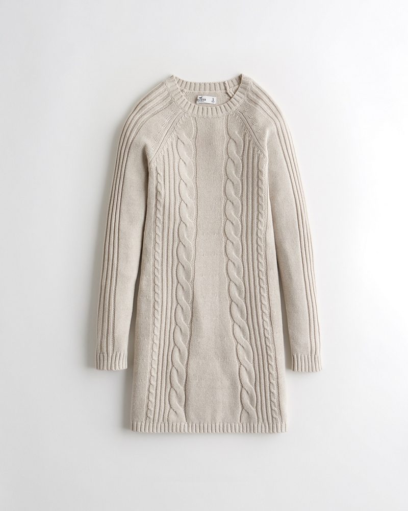 hollister ribbed sweater dress