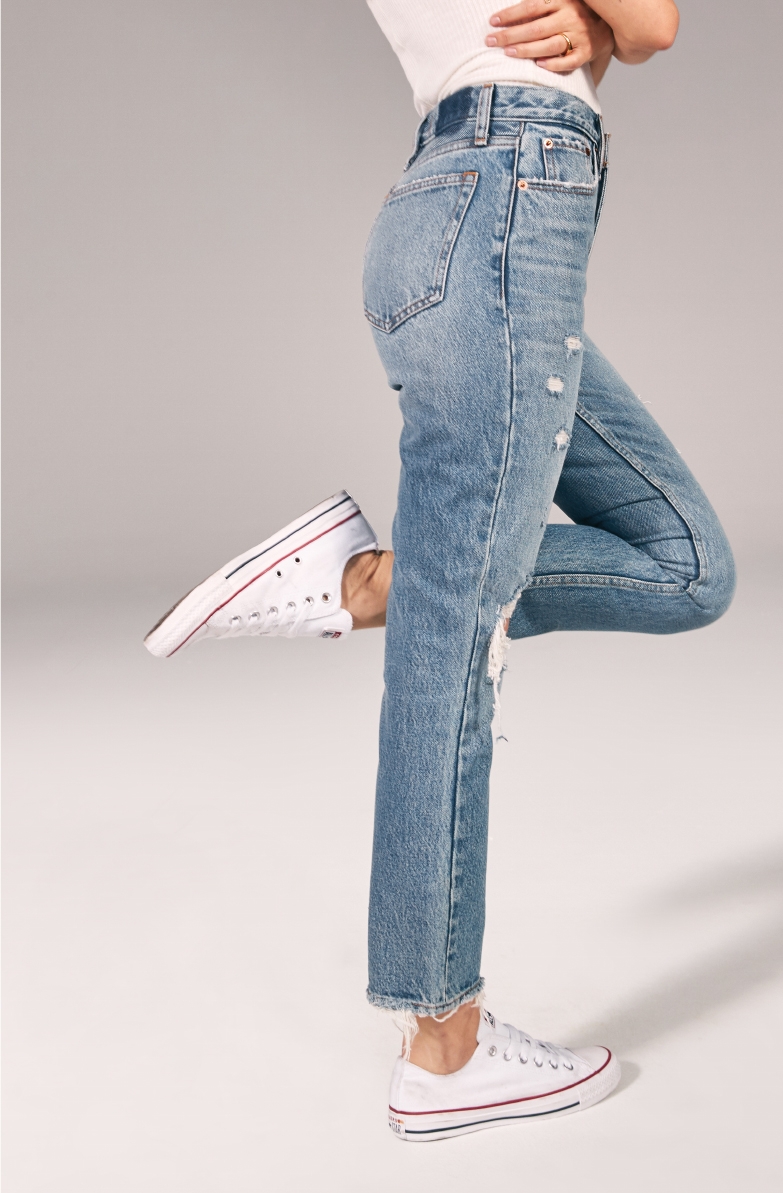 abercrombie ultra high rise kick flare jeans
