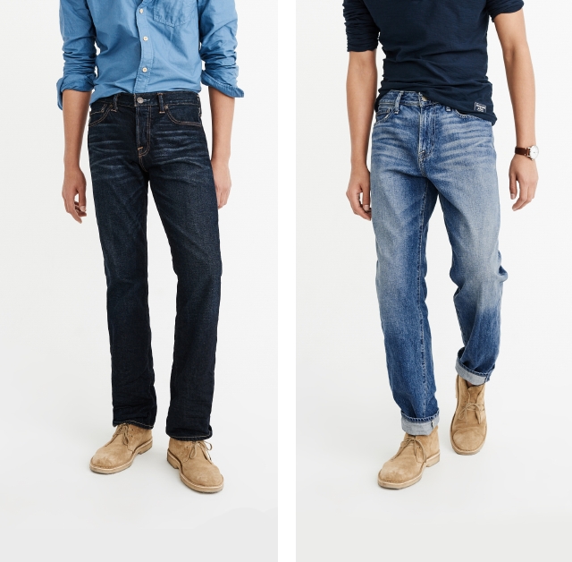 ANT Antioch Village Blue High Waist Regular Fit Men's Jeans - Burnsville