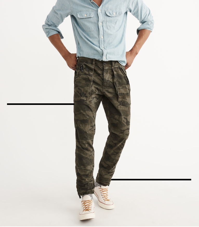 abercrombie cargo pants