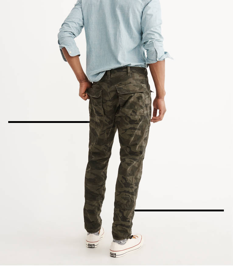 Mens Cargo & Paratrooper Pants | Abercrombie & Fitch