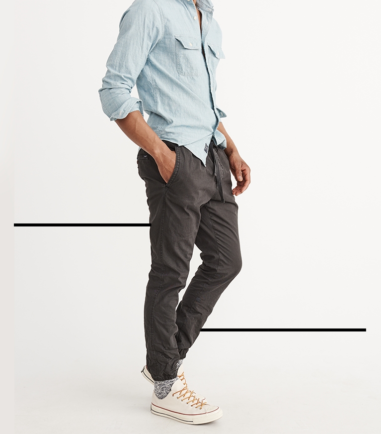 abercrombie travel jogger