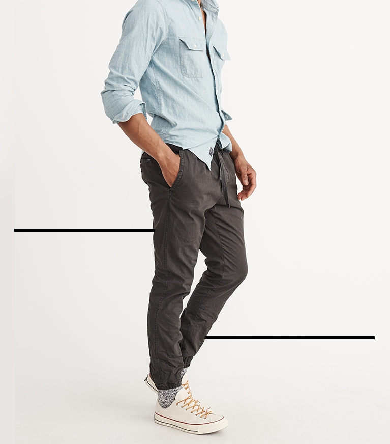 Mens Jogger Pants | Abercrombie & Fitch