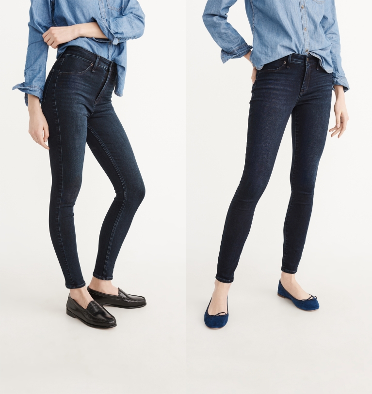 abercrombie and fitch jean leggings