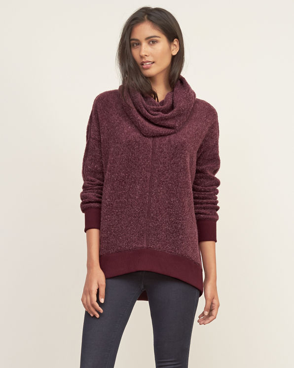 Womens Cowl Neck Pullover