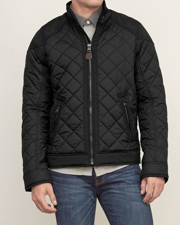 Mens Quilted Bomber jacket