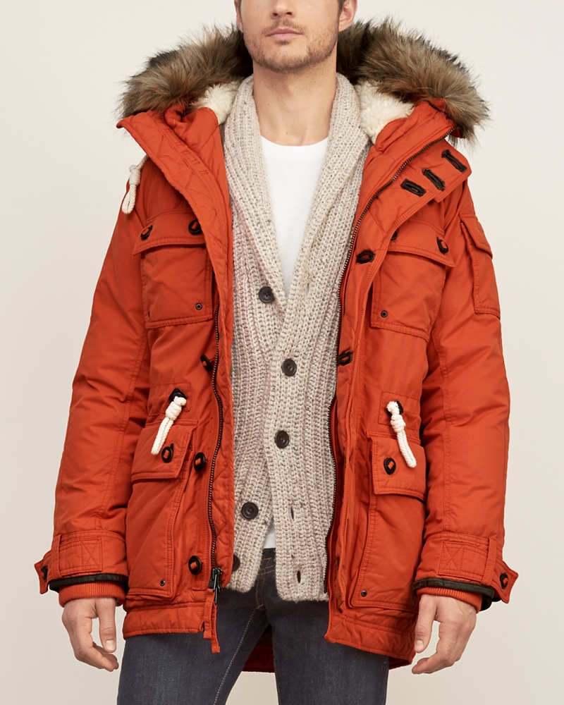 Mens A&F Quilted Heritage Parka | Mens Outerwear & Jackets ...