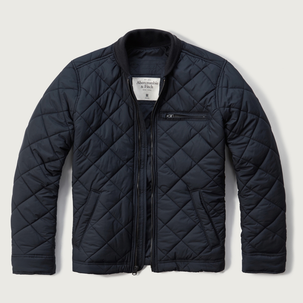 Mens Quilted Nylon Bomber Jacket | Mens Clearance | 0