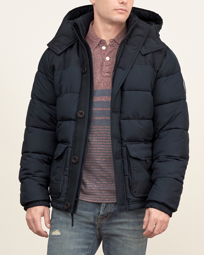 Classic Hooded Puffer Jacket | Abercrombie.com
