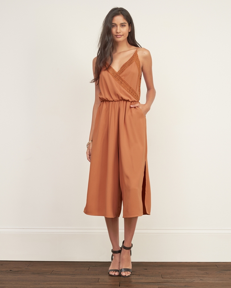 Womens Cropped Jumpsuit Womens Clearance