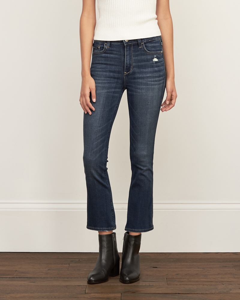 ankle flare jeans