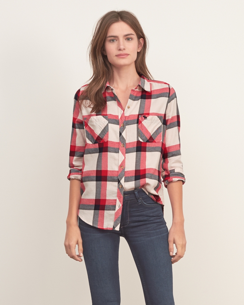 womens checked shirts sale