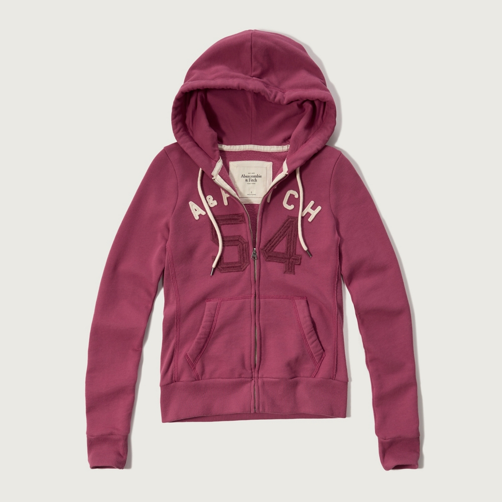 Abercrombie Applique Logo Graphic Hoodie
