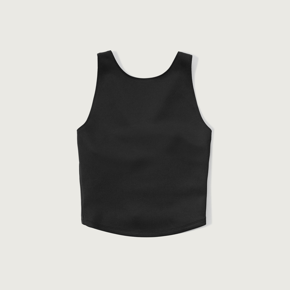 Womens Neoprene Crop Top | Womens Clearance | Abercrombie.com