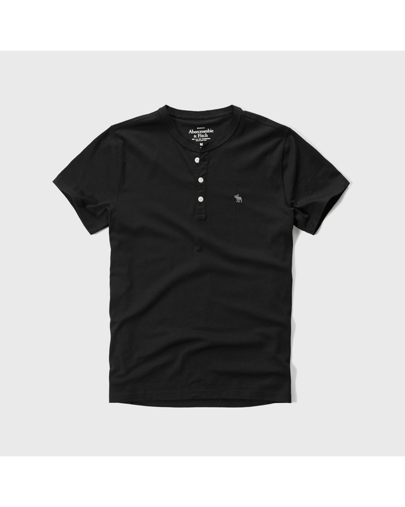 Abercrombie & Fitch Icon Short Sleeve Henley