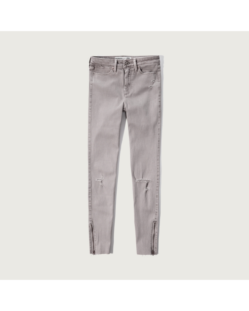 abercrombie high rise super skinny jeans