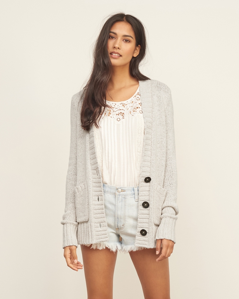 Womens Boyfriend Cardigan Womens Sweaters