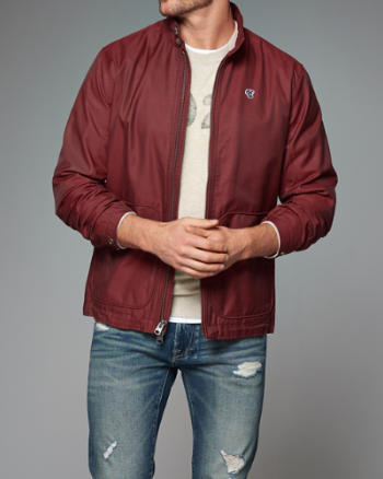 Red Abercrombie Jacket Red Abercrombie Jacket