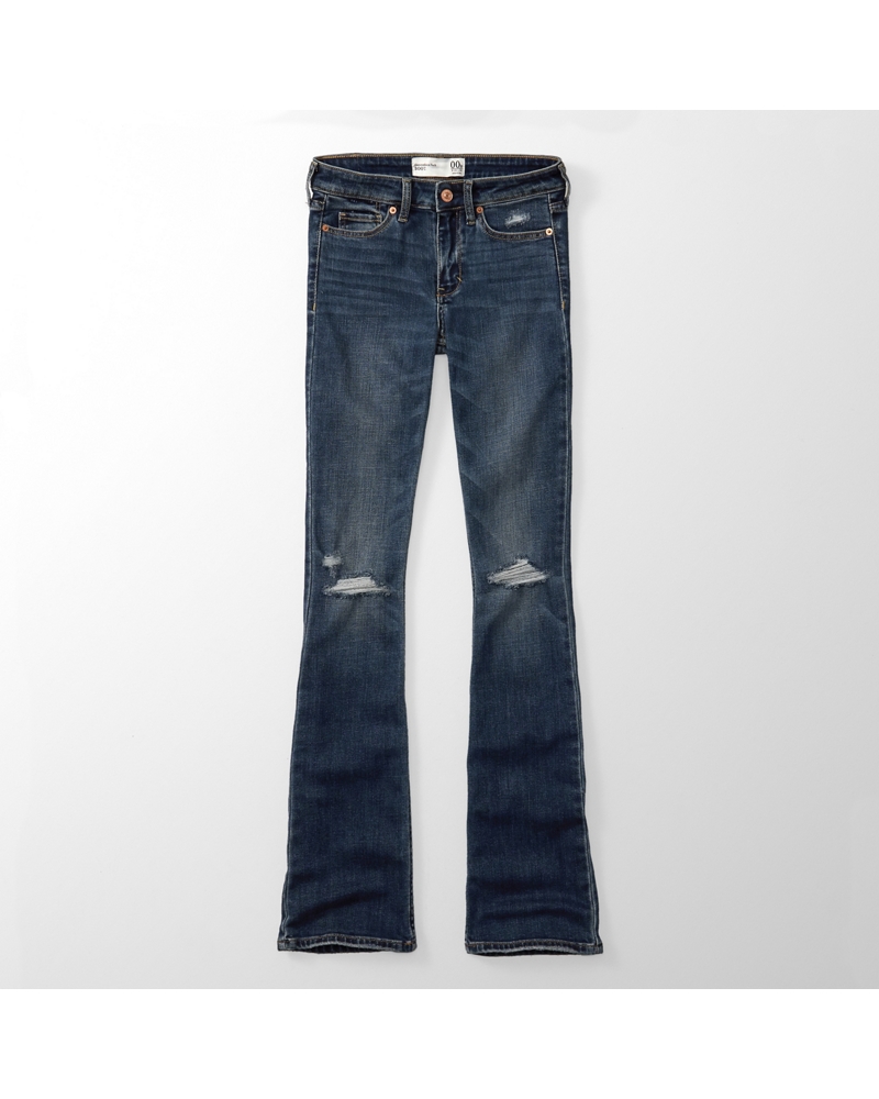 Womens Ripped Bootcut Jeans | Womens Clearance | Abercrombie.com