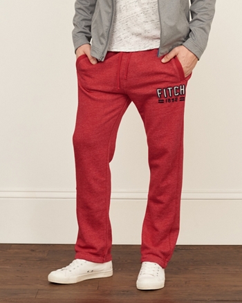 abercrombie straight leg sweatpants