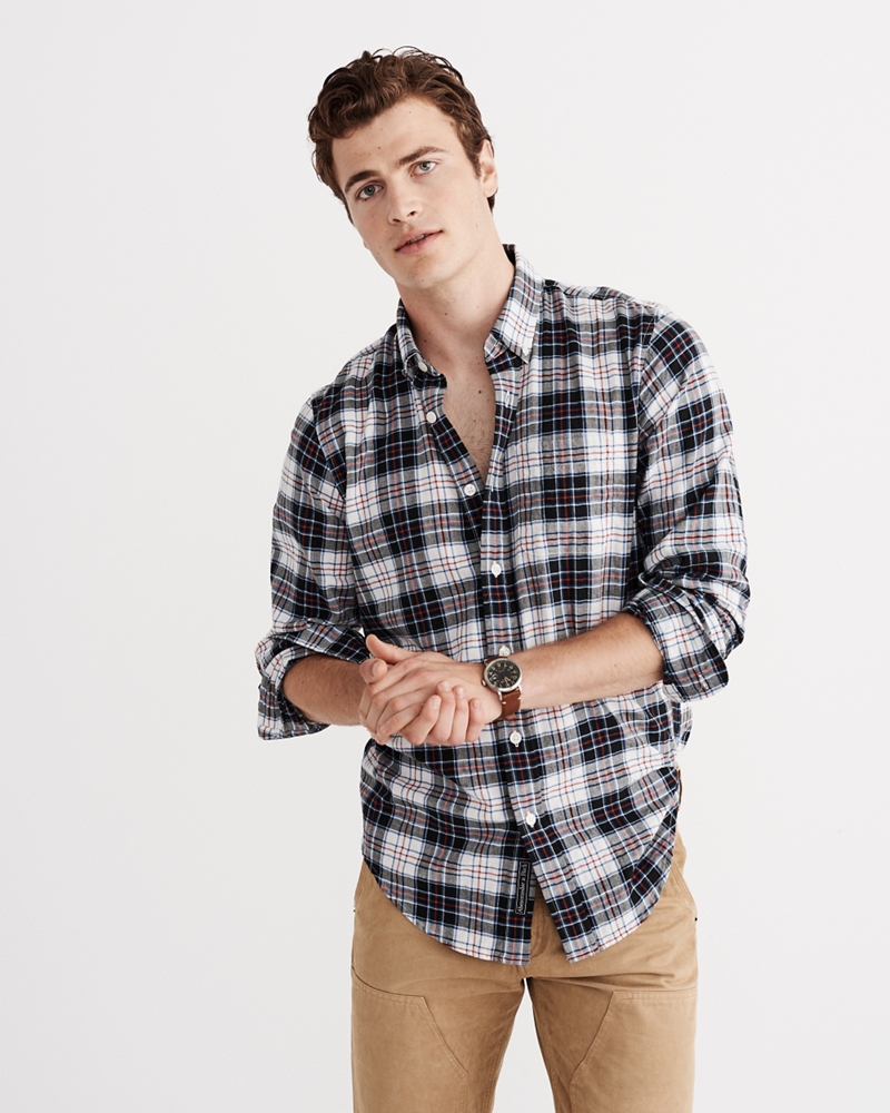 herringbone shirt mens