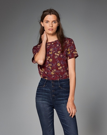 Womens T-Shirts & Tank Tops | Abercrombie & Fitch