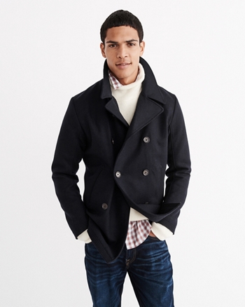 abercrombie peacoat mens