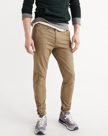 super skinny chino pants men's