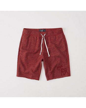 abercrombie and fitch mens fleece shorts