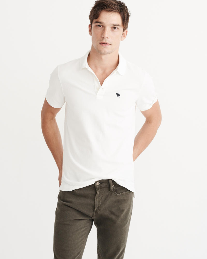 Abercrombie & Fitch Stretch Icon Polo