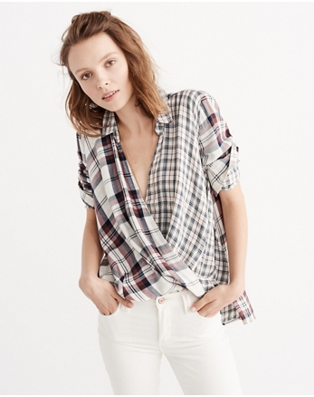 abercrombie womens blouses