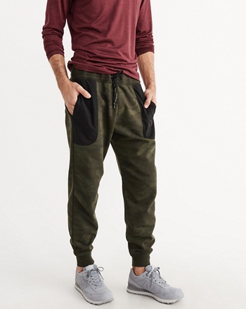 mens abercrombie joggers