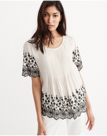 abercrombie womens blouses