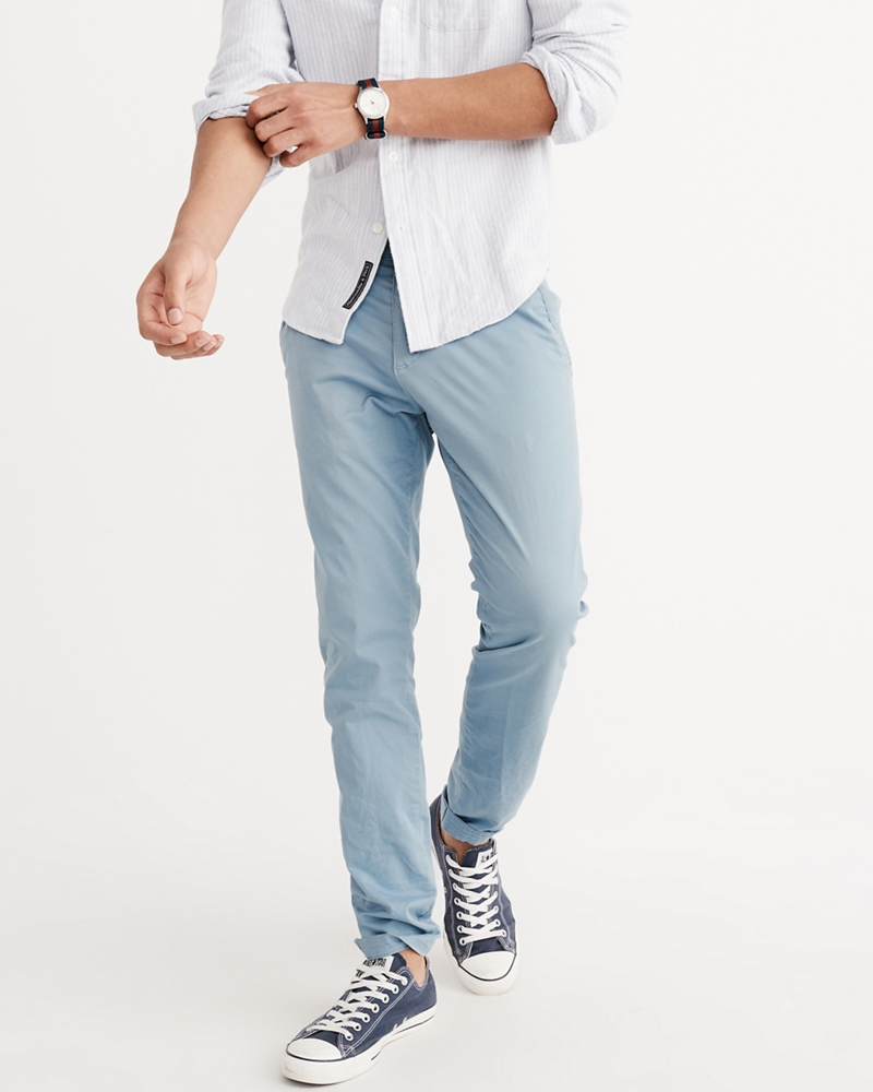 super skinny chino pants men's