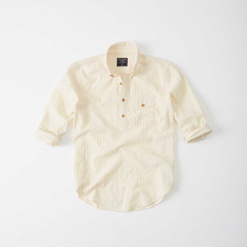 abercrombie popover shirt