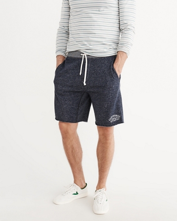 abercrombie and fitch mens fleece shorts