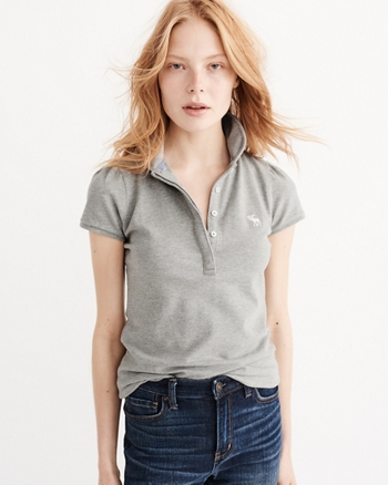 abercrombie womens polos