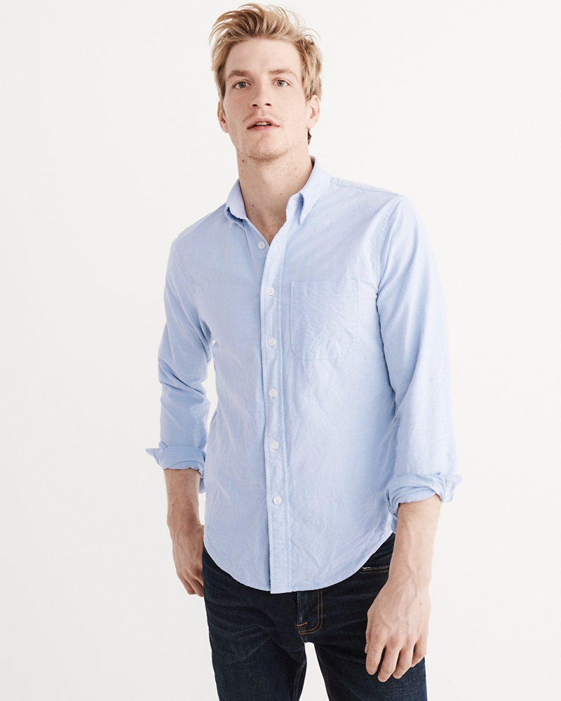 Mens Oxford Shirt | Mens Tops | Abercrombie.com