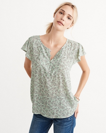 abercrombie womens blouses