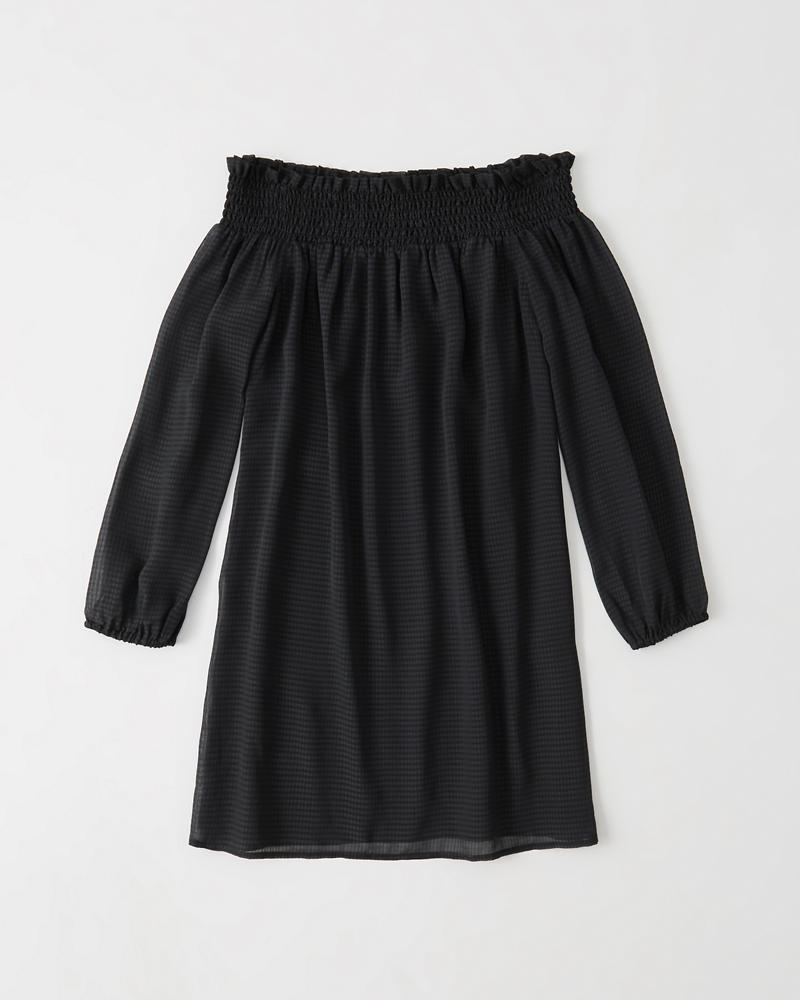 Womens Off-The-Shoulder Dress | Womens Clearance | Abercrombie.com