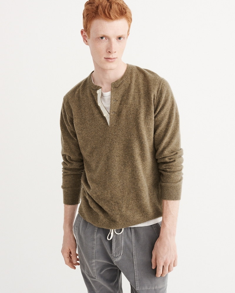 tech cashmere henley