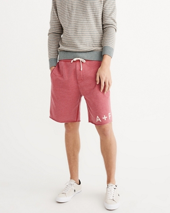 abercrombie and fitch mens fleece shorts