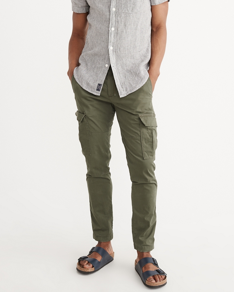 abercrombie cargo joggers