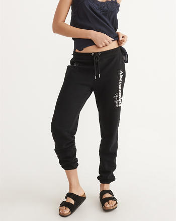 sweatpants joggers womens abercrombie heritage anf fitch